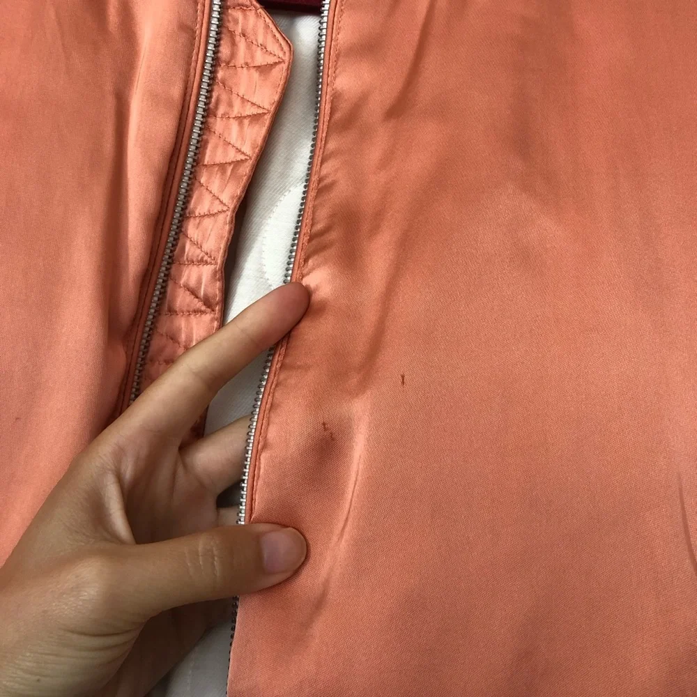 rag & bone satin bomber - Picture 3 of 6